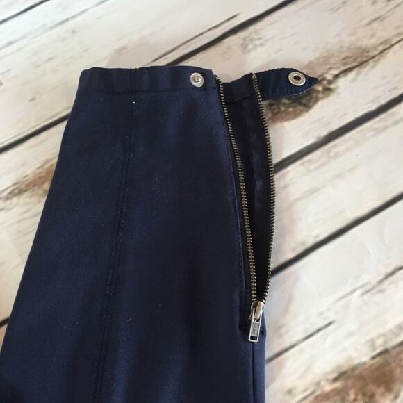 White House Black Market Skinny Pants Ankle Zip Size 0 Zero Regular Stretchy - Picture 8 of 9